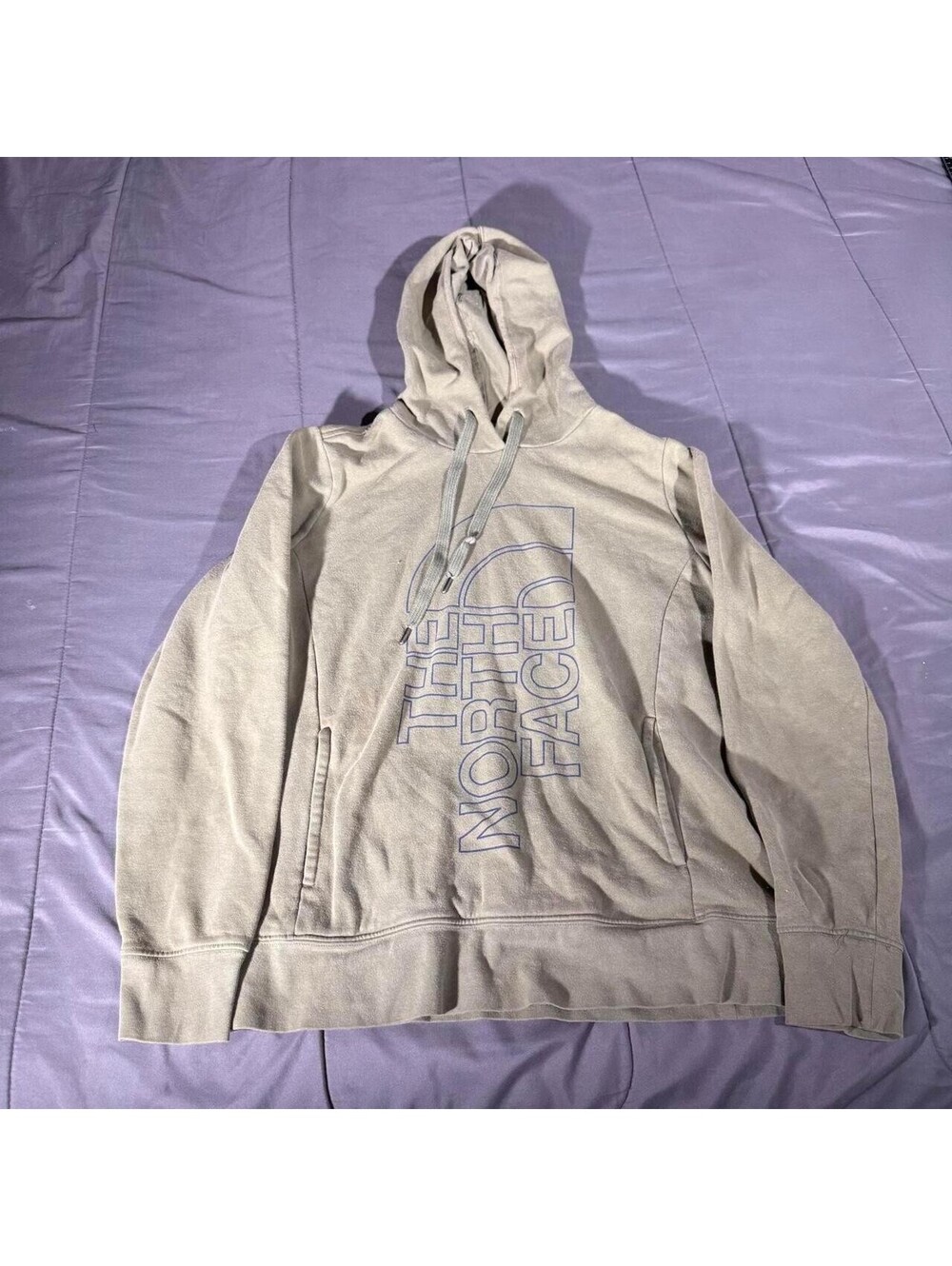The North Face Women's Large Olive Logo Pullover Hoodie